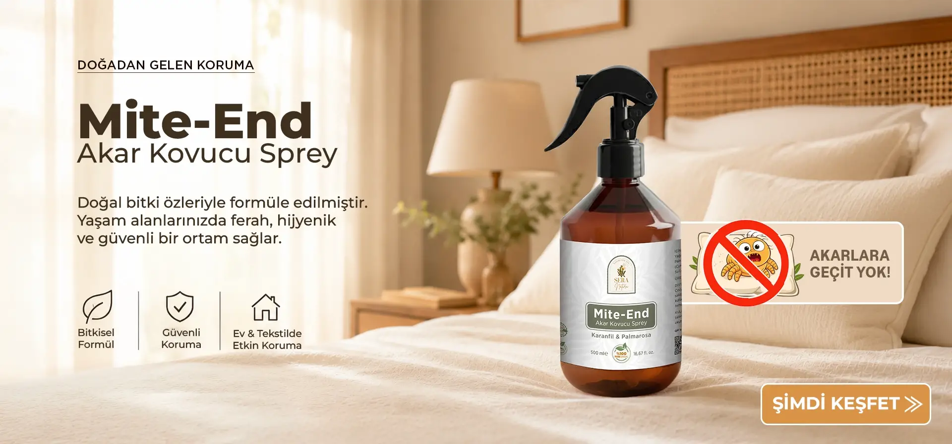 Mite-End Akar Kovucu Sprey 500 ml