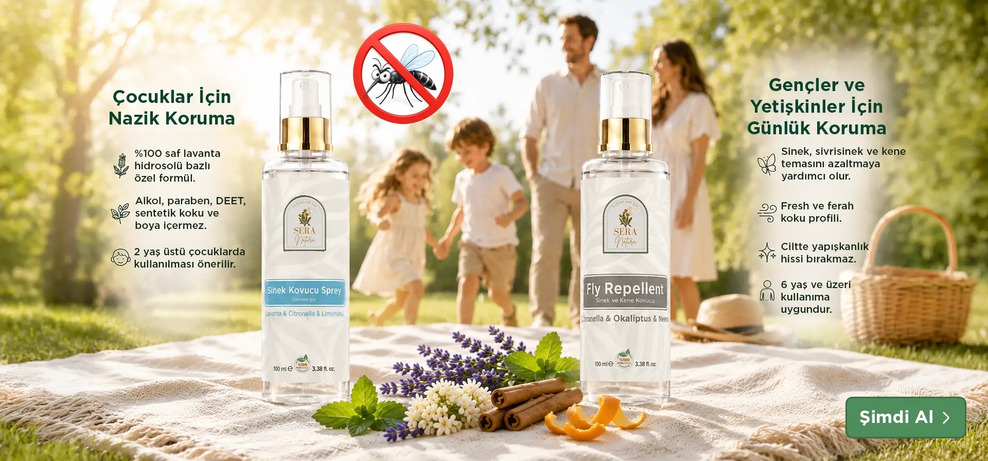 Sinek, Sivrisinek ve Kene Kovucu Sprey 100 ml
