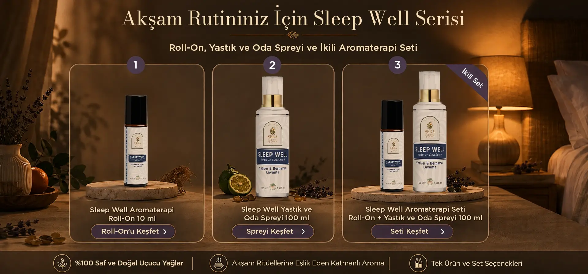 Sleep Well Arometerapi Ürünleri ve Seti