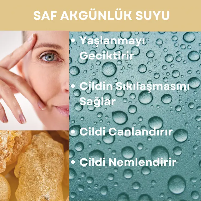 Saf Akgünlük (Frankincense) Suyu Anti-Aging & Sıkılaştırıcı Cilt Bakım Toniği 100 ml. %100 Saf