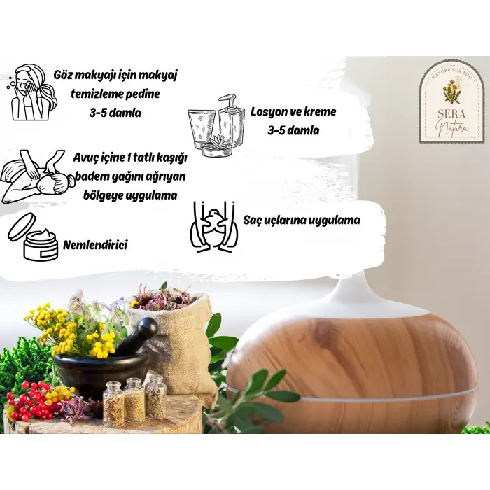 Badem Yağı 30 ml. %100 Saf