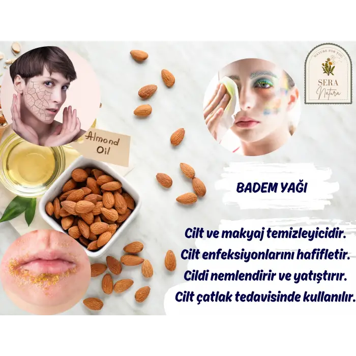 Badem Yağı 30 ml. %100 Saf