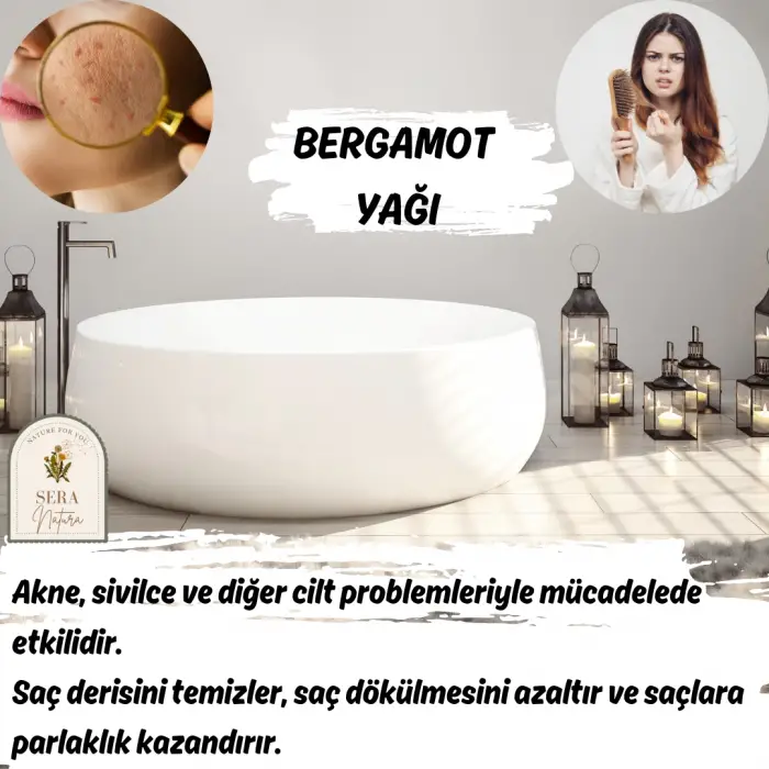 Bergamot Uçucu Yağı 5 ml. %100 Saf
