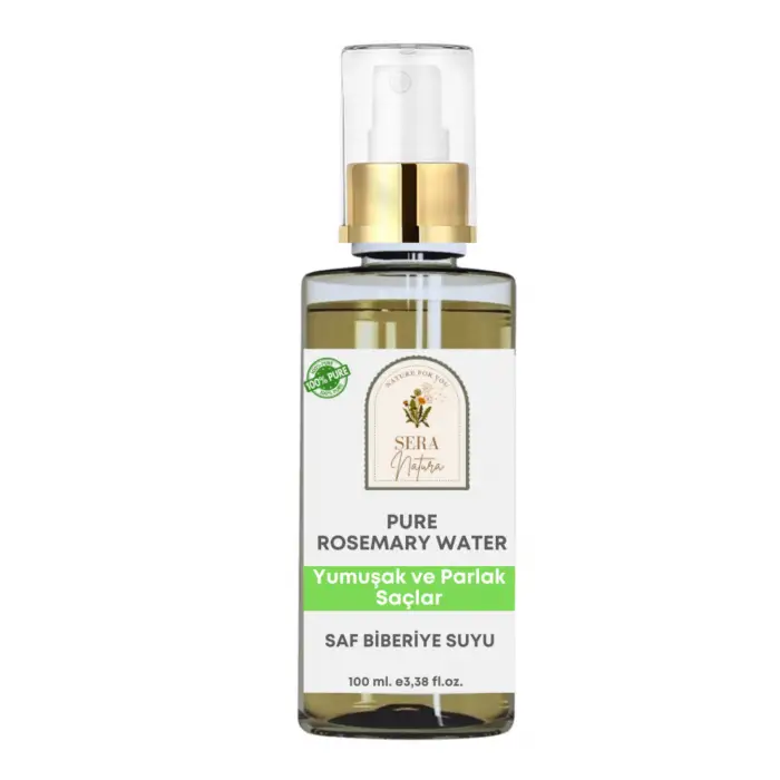 Saf Biberiye Suyu Saç Bakım Toniği 100 ml. %100 Saf