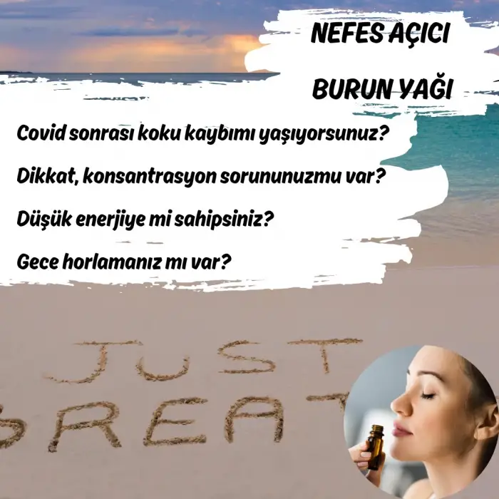 Breathe Relax Nefes Açıcı Burun Yağı %100 Saf 10 ml.