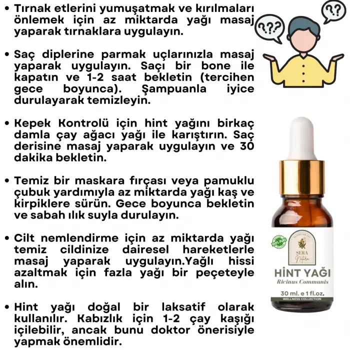 Hint Yağı 30 ml. %100 Saf