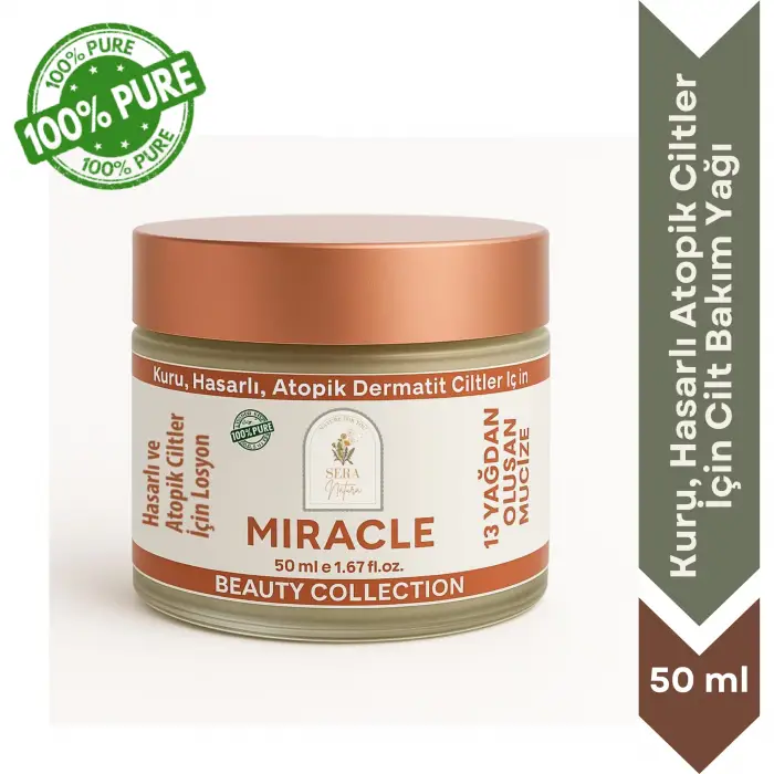 MIRACLE Cilt Bakım Yağı- Kuru, Hasarlı ve Atopik Ciltler İçin