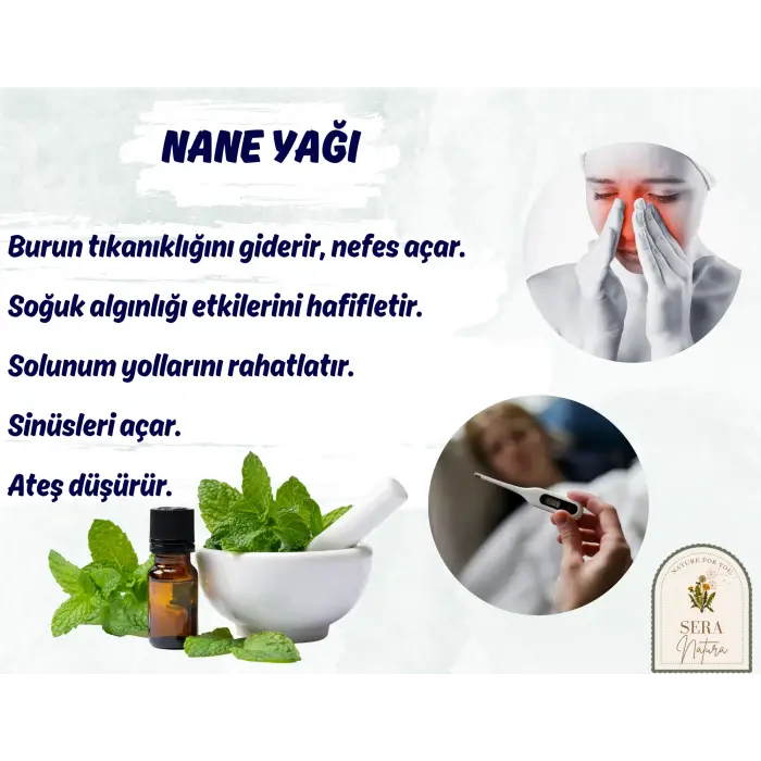 Nane Uçucu Yağı 10 ml. %100 Saf