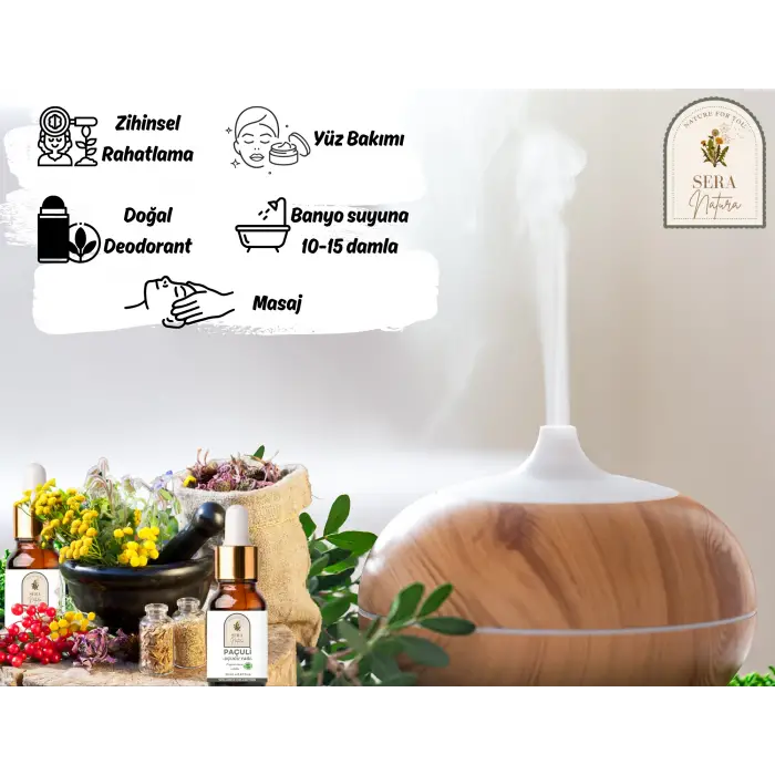 Paçuli Uçucu Yağı 5 ml. %100 Saf