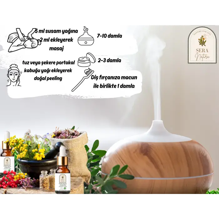 Portakal Kabuğu Uçucu Yağı 10 ml. %100 Saf