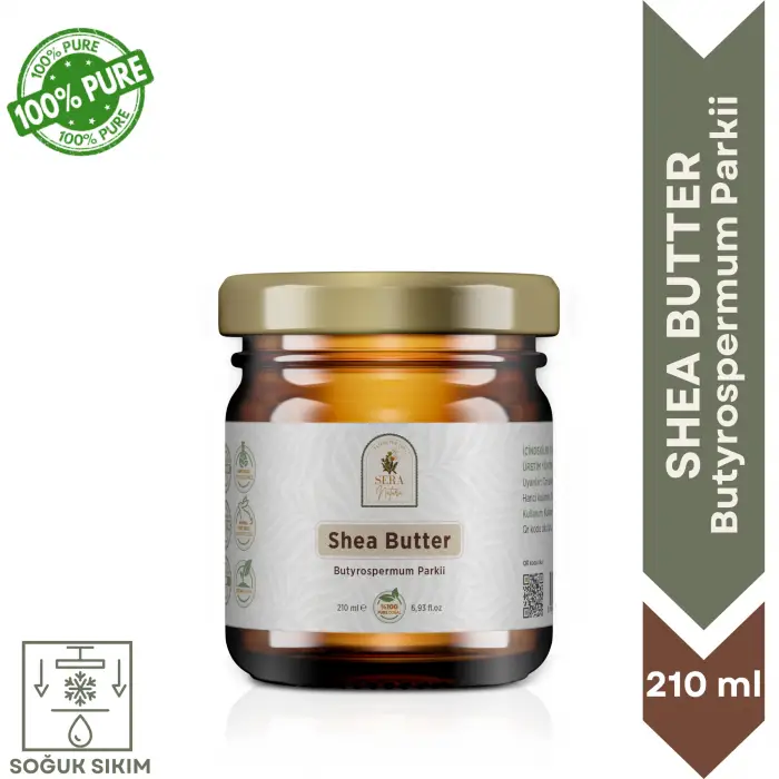 Shea Butter Yağı 210 ml. %100 Saf