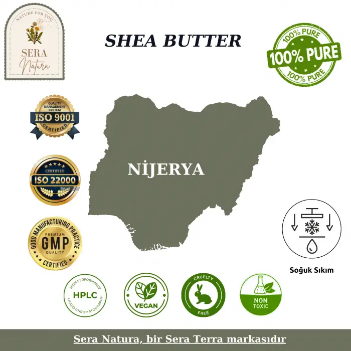 Shea Butter Yağı 210 ml. %100 Saf