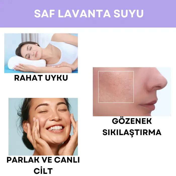 Saf Lavanta Suyu Cilt Bakım Toniği 100 ml. %100 Saf