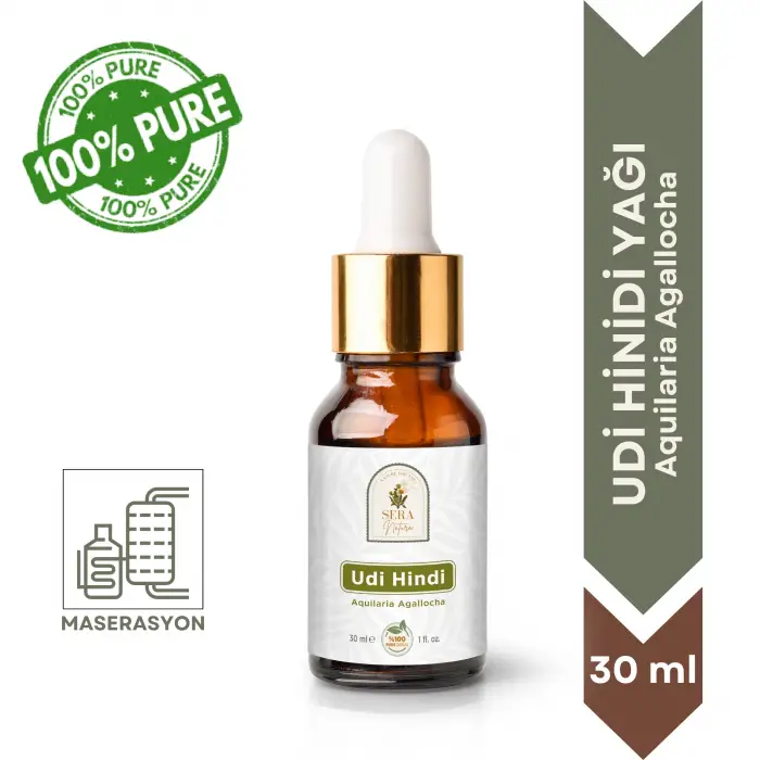 Udi Hindi Yağı 30 ml. %100 Saf