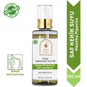 Saf Kekik Suyu Kepek Önleyici & Cilt Yenileyici Saç ve Cilt Toniği 100 ml. %100 Saf