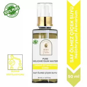 Saf Ölmez Çiçek Suyu Hasarlı & Yıpranmış Ciltler için Cilt Toniği 100 ml. %100 Saf