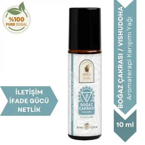 Boğaz Çakrası (Vishuddha) Aromaterapi Yağ Karışımı 10 ml