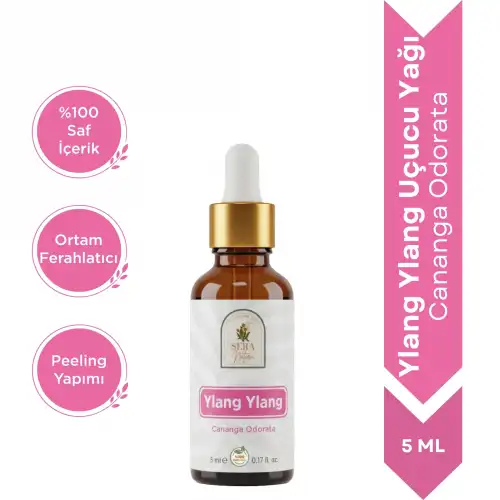 Ylang Ylang Uçucu Yağı 5 ml. %100 Saf