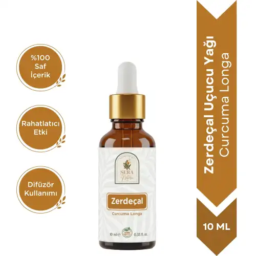 Zerdeçal Uçucu Yağı 10 ml %100 Saf ve Doğal