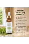Citronella Uçucu Yağı 10 ml %100 Saf ve Doğal