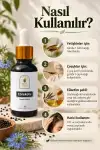 Çörekotu Yağı 30 ml. %100 Saf -Bağışıklık Destekleyici ve Saç Dökülmesini Önleyici