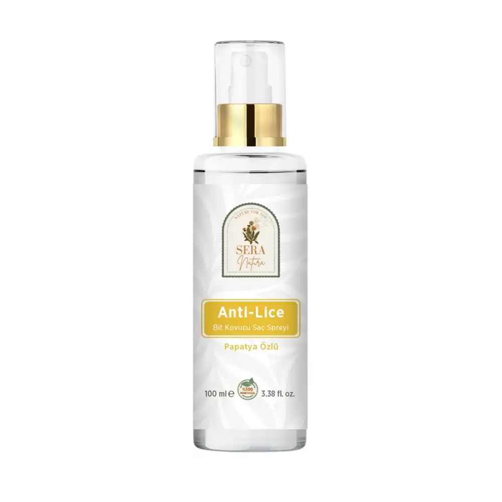 Anti-Lice Papatya Özlü Bit Kovucu Saç Spreyi 100 ml. – %100 Doğal, Durulama Gerektirmez, Tüm Yaşlar İçin