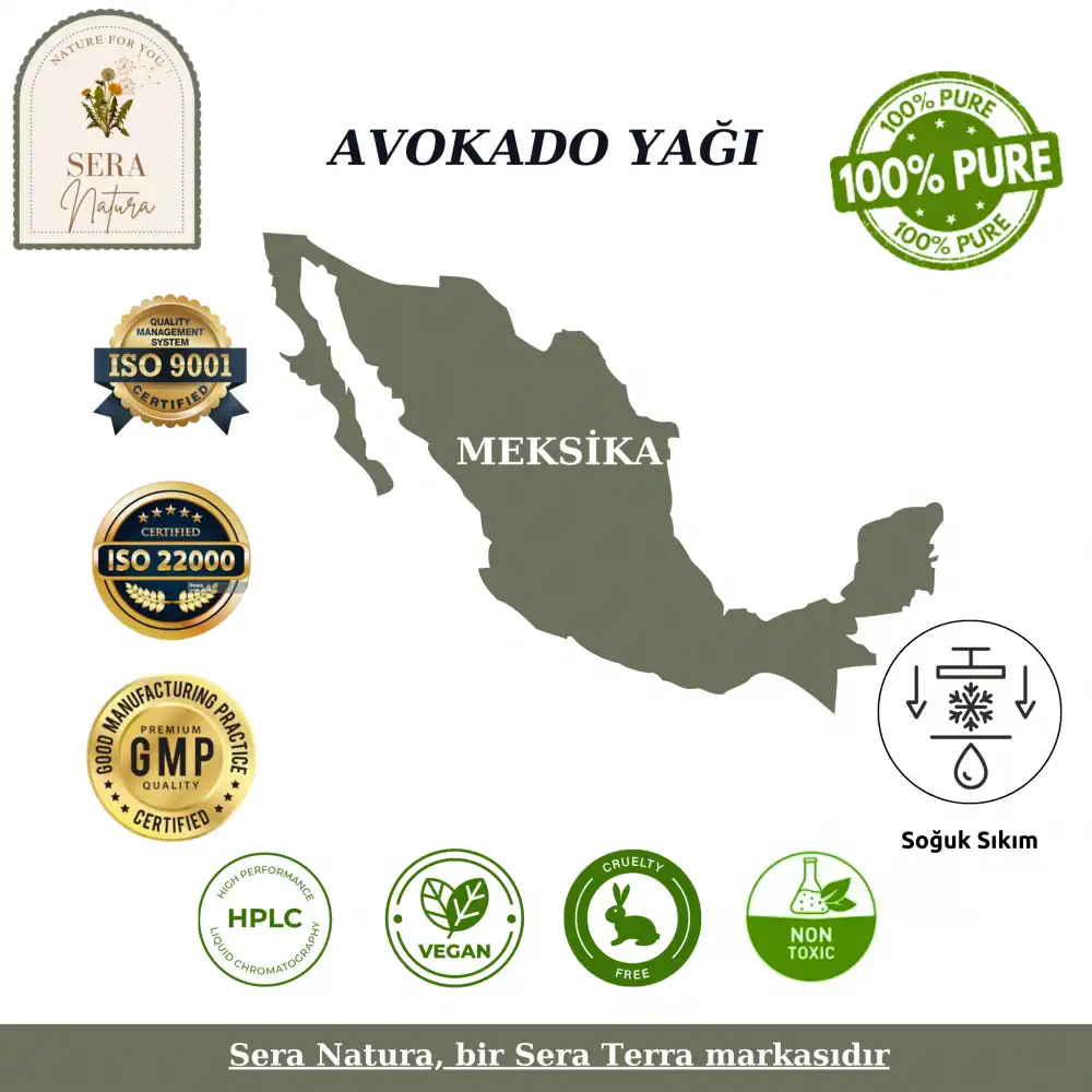 Avokado Yağı 30 ml. %100 Saf