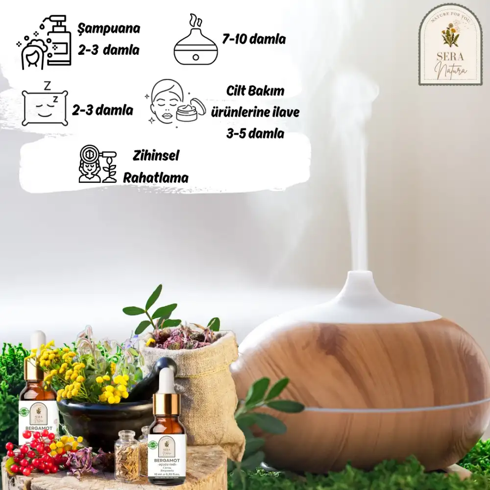 Bergamot Uçucu Yağı 5 ml. %100 Saf