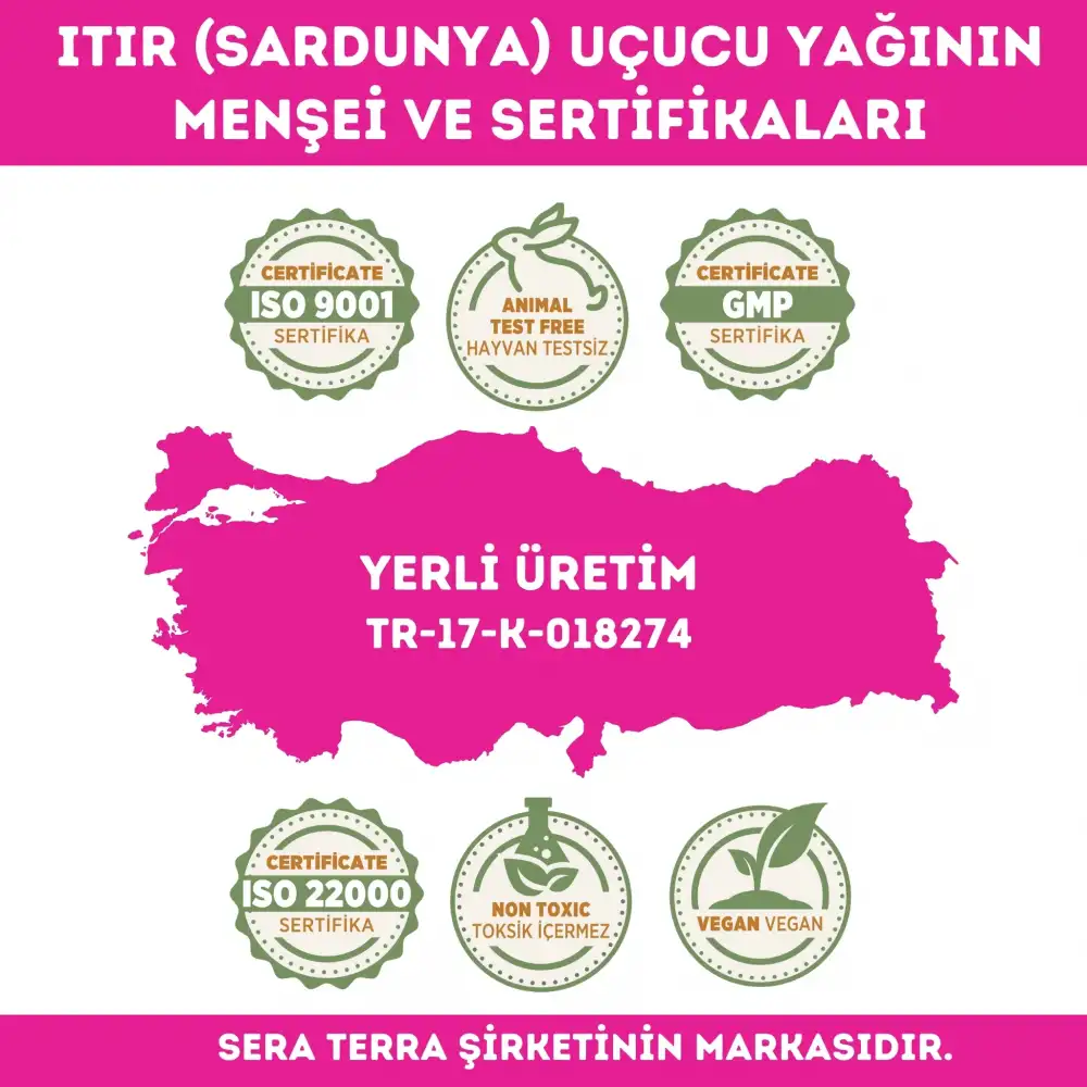 Itır (Sardunya) Uçucu Yağı 5 ml %100 Saf
