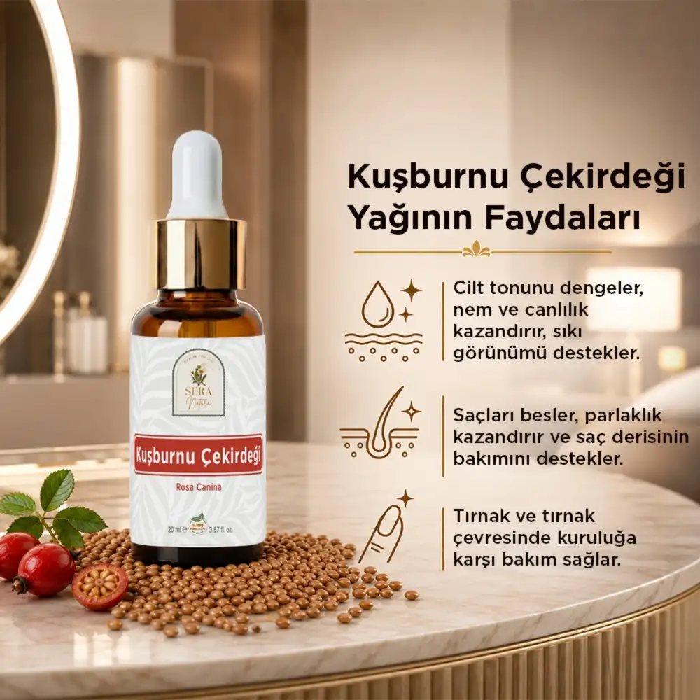 Kuşburnu Yağı 20 ml. %100 Saf