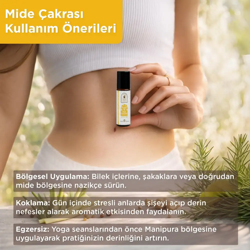 Mide Çakrası (Manipura) Aromaterapi Yağ Karışımı 10 ml