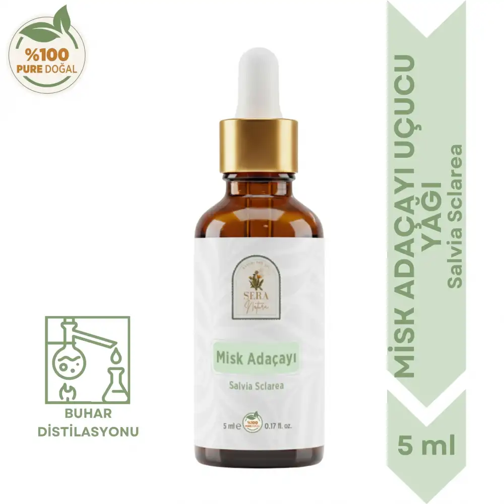 Misk Adaçayı Uçucu Yağı 5 ml. %100 Saf