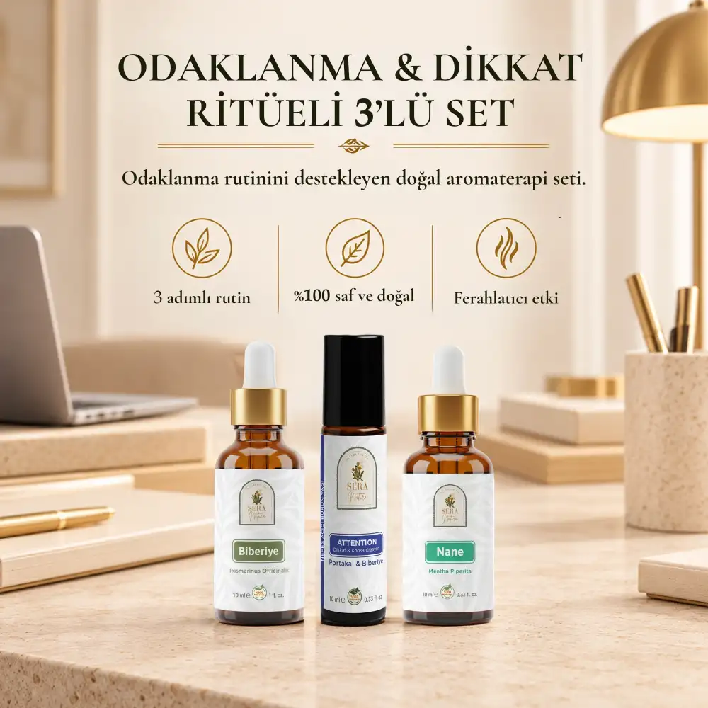 Odaklanma & Dikkat Ritüeli 3’lü Set