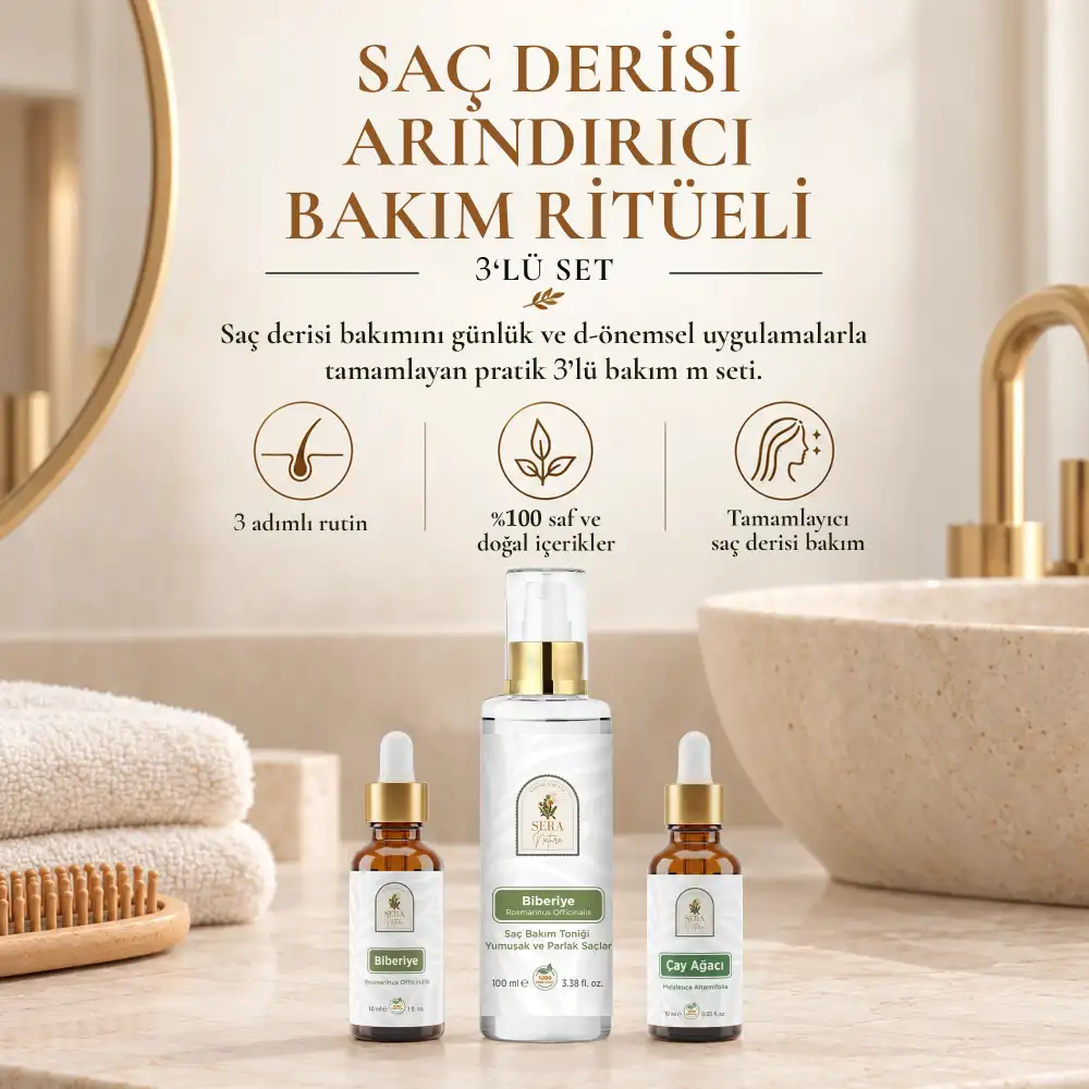 Saç Derisi Arındırıcı Bakım Ritüeli 3’lü Set