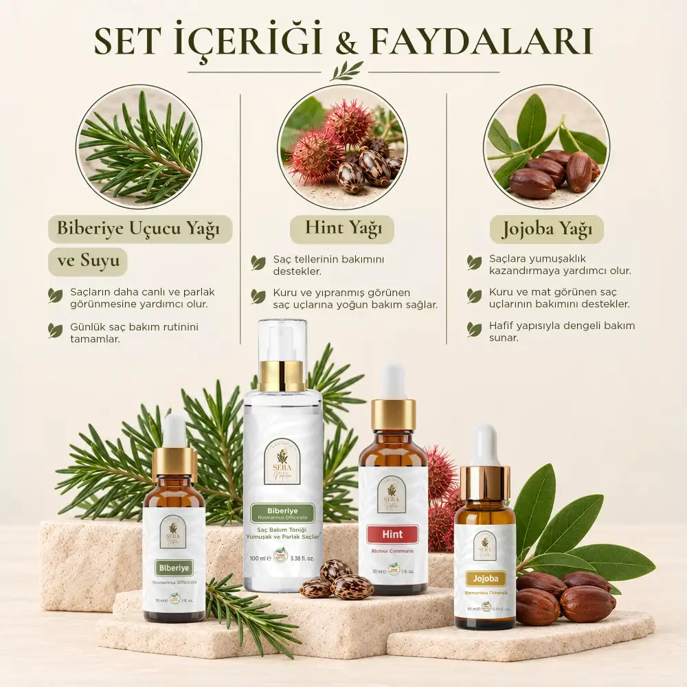 Saç Uzama Bakım Ritüeli 4’lü Set
