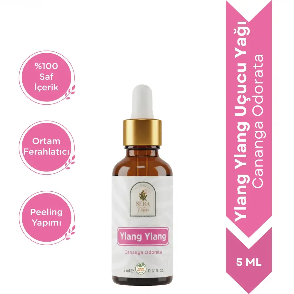 Ylang Ylang Uçucu Yağı 5 ml. %100 Saf