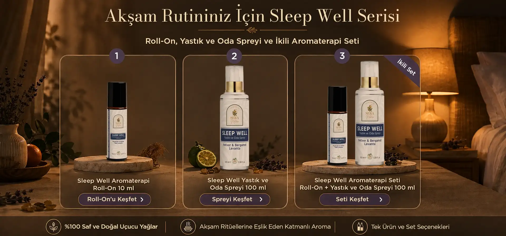 Sleep Well Arometerapi Ürünleri ve Seti