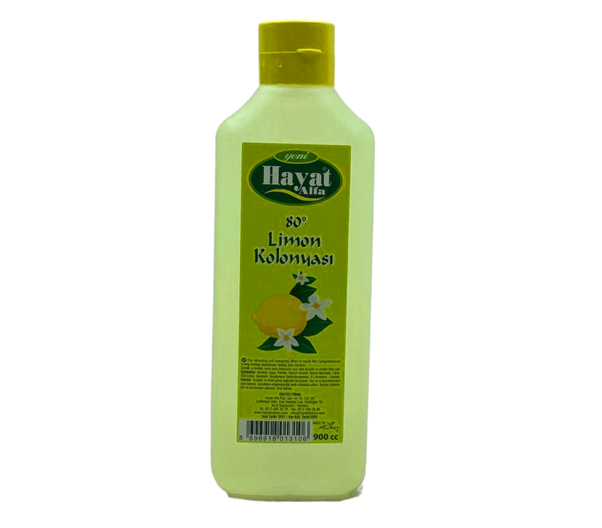 HAYAT 900ML LİMON KOLONYA BİDON (4940)