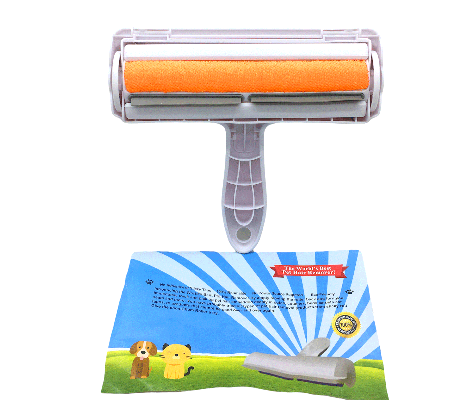 GIRGIRLI PLASTİK HAZNELİ TÜY TOPLAYICI RULO (4940)