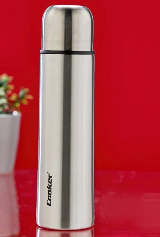 0.5LT KROM TERMOS PASLANMAZ ÇELİK - SIZDIRMAZ KAPAK = BARDAK (4940)