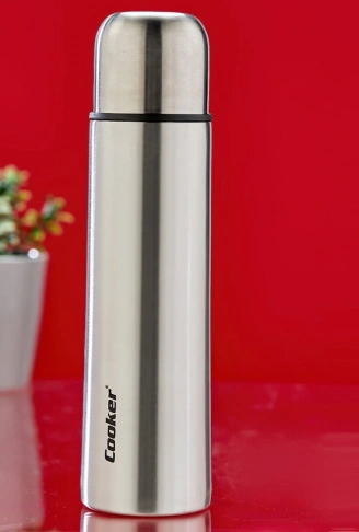 0.5LT KROM TERMOS PASLANMAZ ÇELİK - SIZDIRMAZ KAPAK = BARDAK (4940)