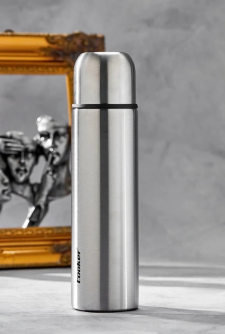 0.75LT KROM TREND TERMOS PASLANMAZ ÇELİK - SIZDIRMAZ KAPAK = BARDAK (4940)