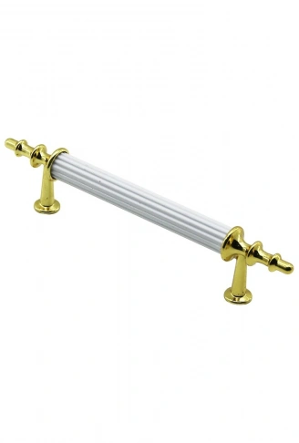 10 ADET BEYAZ - ALTIN BORU KULP 9.6CM (4940)