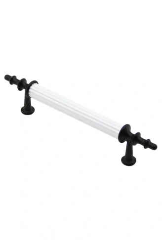 10 ADET BEYAZ - SİYAH BORU KULP 9.6CM (4940)