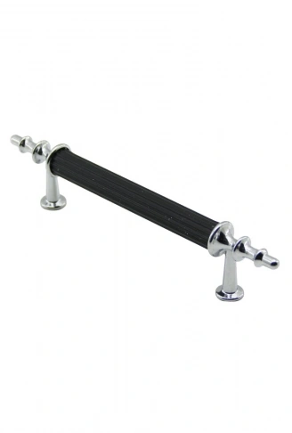 10 ADET KROM - SİYAH BORU KULP 9.6CM (4940)