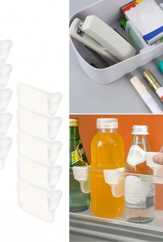 10&apos;luŞeffaf Buzdolabı Yan Kapı Düzenleyici Buzdolabı Dolap İçi Bölümleyici Aparatlar (4940)