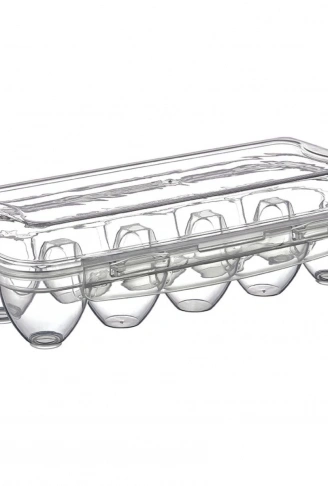 10 Bölmeli Kilitli Kapaklı Yumurtalık Saklama Kutusu YU110 (4940)