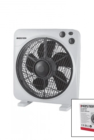 10 İNÇ  KUTU FAN  VANTİLATÖR  3 KADEME HIZ   6 PLASTİK KANAT 38W  60DK.ZAMAN AYARLI MTR-F610 (4940)
