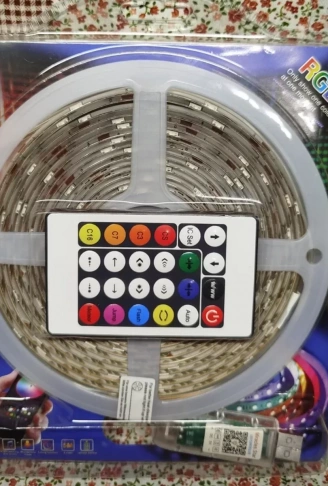 10 Metre, Led Şerit, Usb Bağlantılı, Kumandalı, Ambiyans Işığı SDR-LED-109 (4940)