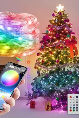10 MT Uzaktan Kumandalı USB LED Işık – Çok Modlu Dekoratif Ortam Aydınlatmas (4940)